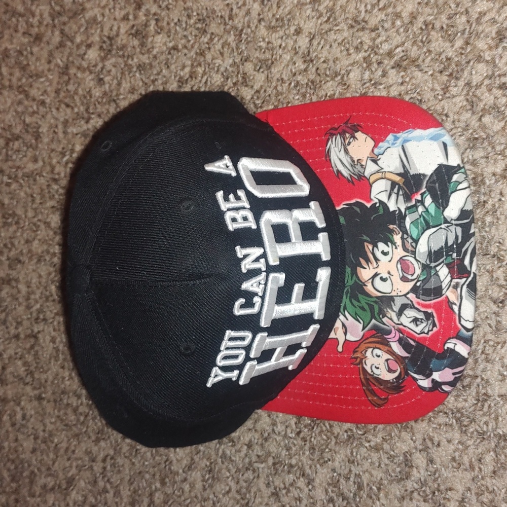My Hero Academia Anime Men's Baseball Hat Cap OSFM One Size Fits Most